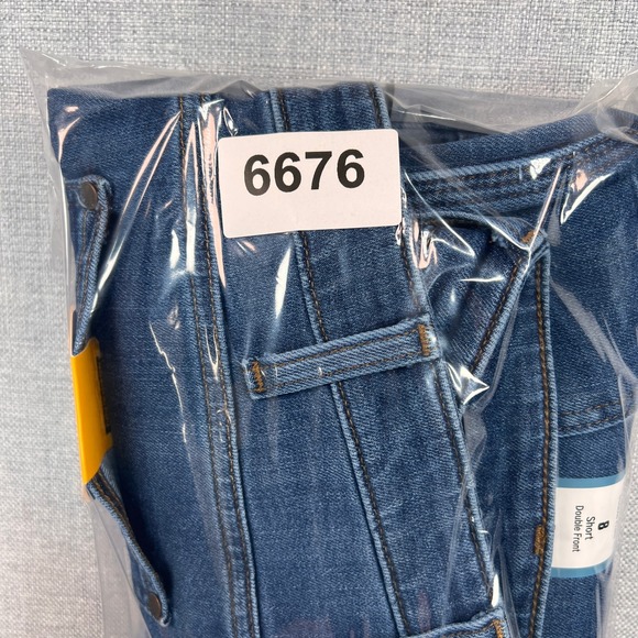 Carhartt Rugged Flex Double Front Jeans Women 8 Short Blue Workwear NEW BD5110-W - Picture 12 of 12